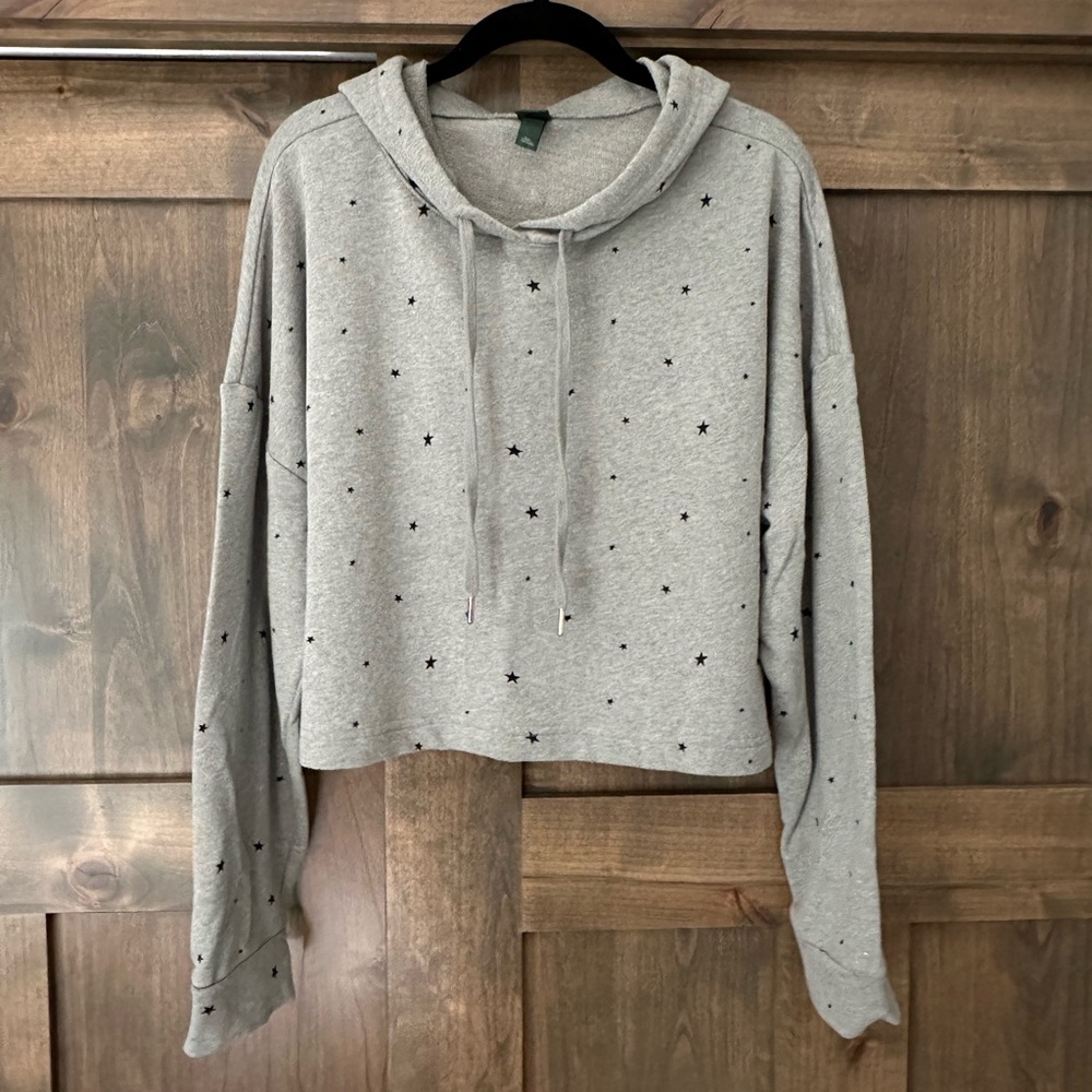 Wild Fable Women’s Cropped Hooded Sweatshirt